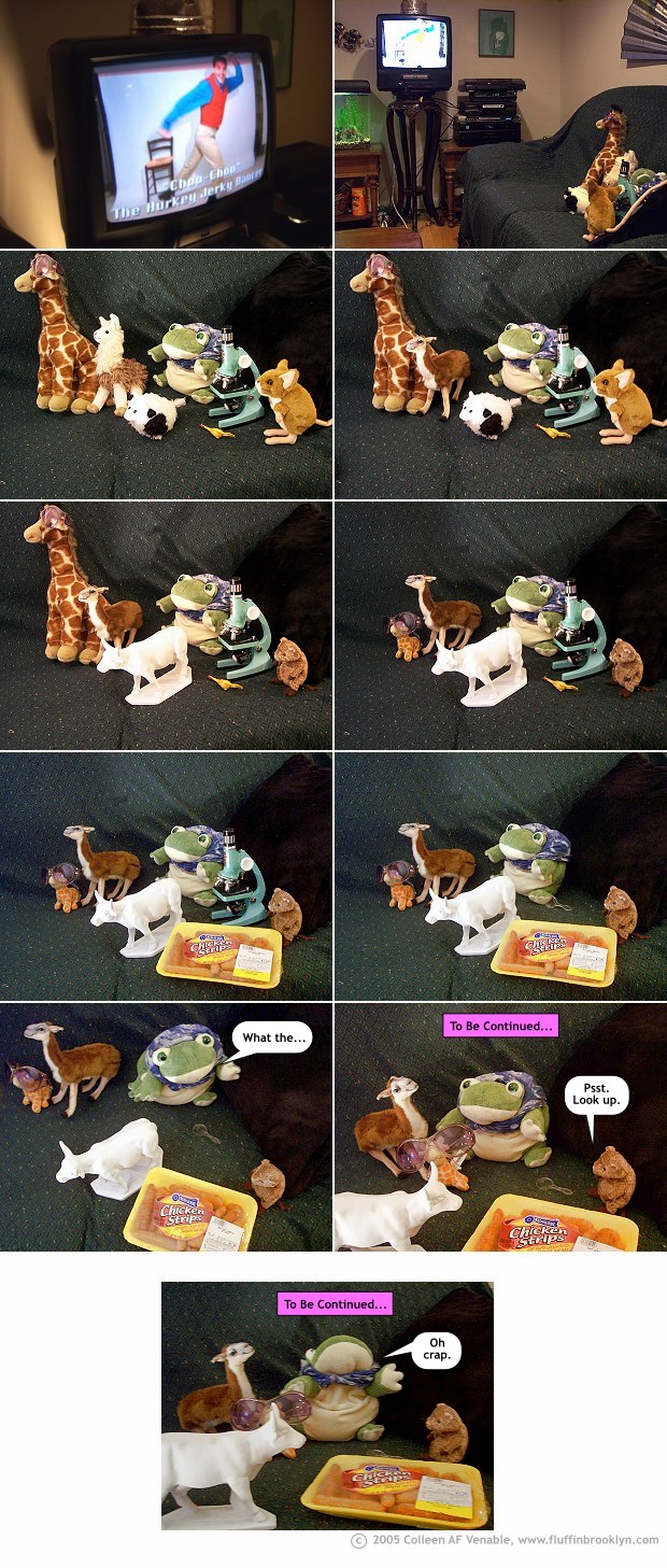 So little gnomes, you know the kind that live in shoeboxes at the top of closets, informed me that some of you folks may not be able to see these comics, mostly people using EXPLORER with MACS. The gnomes think you should download FOXFIRE or another browser that's nicer to pretty sites like this. They also think you should start cleaning behind your ears better. Seriously. It's weird back there. You know the old saying: A girl can never own too many llamas